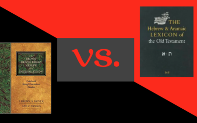 BDB vs. HALOT: Battle of the Hebrew Lexicons