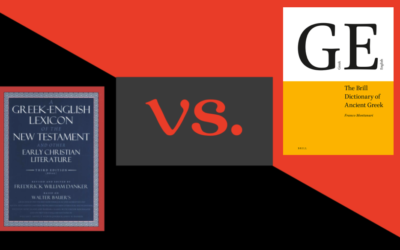 BDAG vs. BrillDAG: Battle of the Greek Lexicons