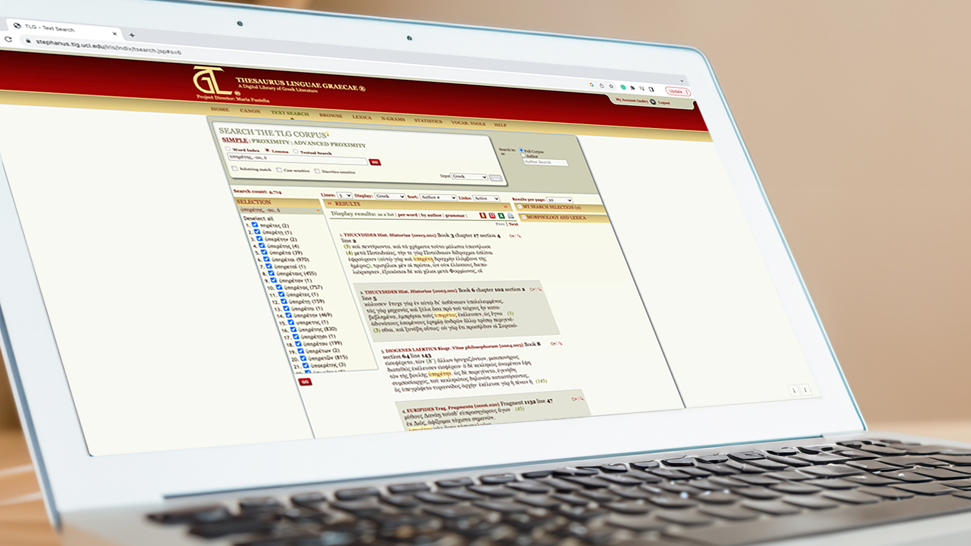 What Is the Thesaurus Linguae Graecae (TLG)? Brent Niedergall